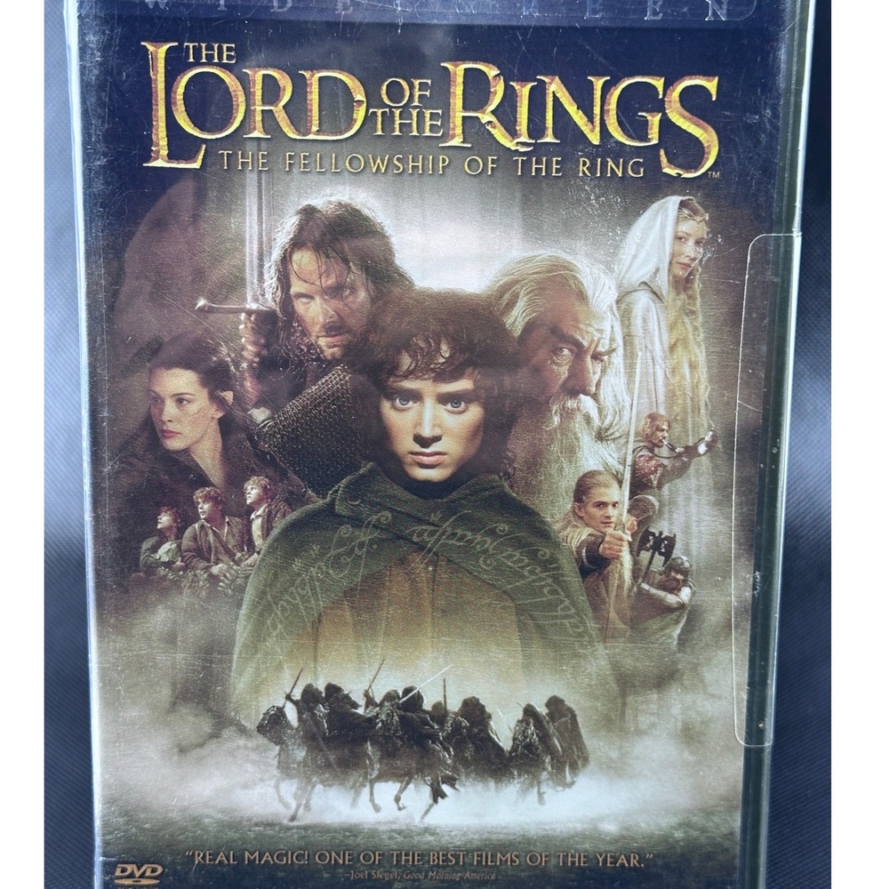 The Lord‎ of the Rings The Fellowship of the Ring DVD Widescreen Movie
